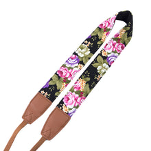 Load image into Gallery viewer, Floral Μαύρο | My Camera Strap