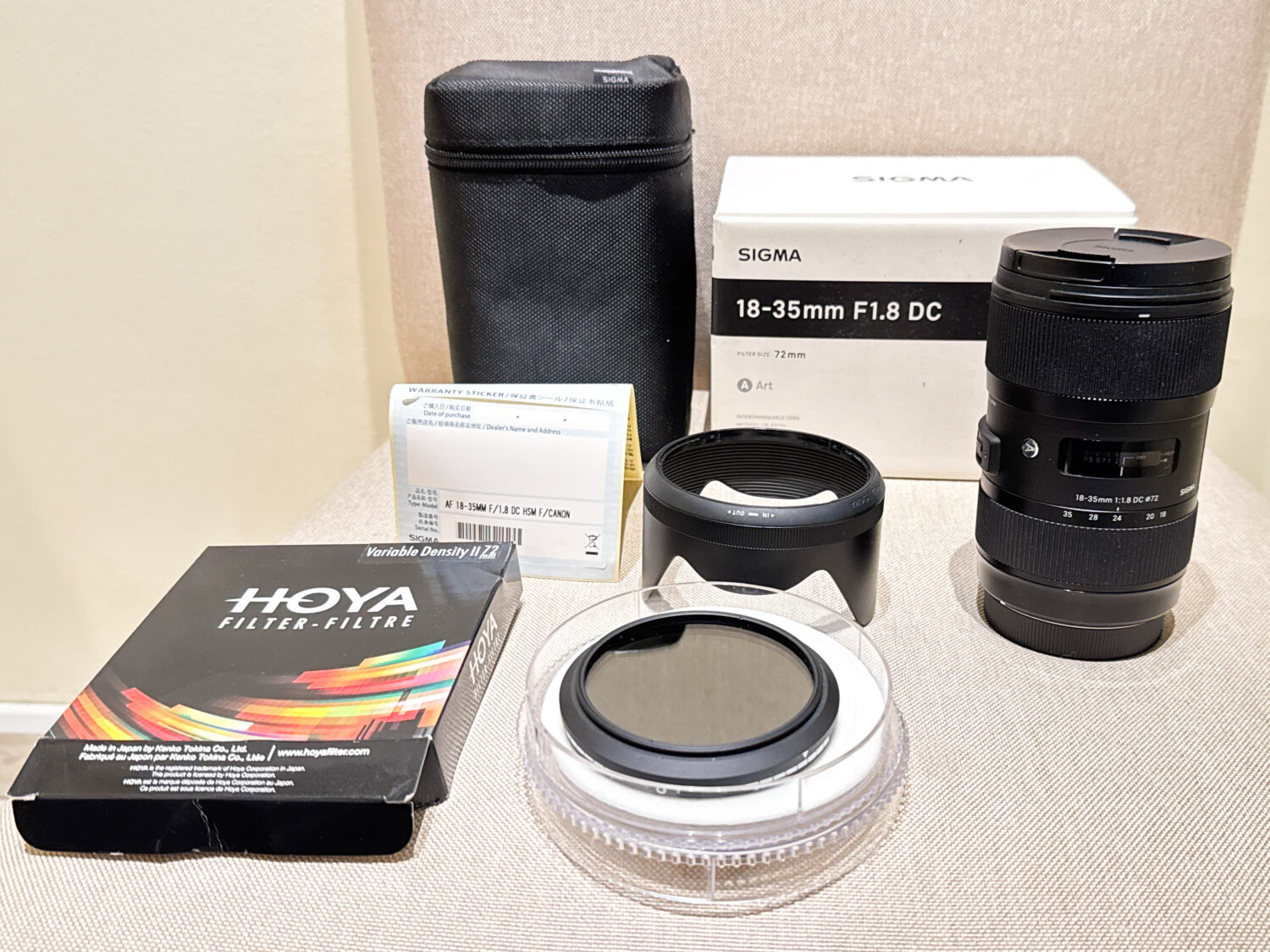 SIGMA ART 18-35mm F1.8 DC, VARI DENS ΙΙ